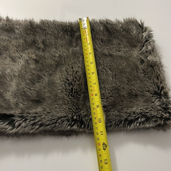 Grey Wolf Circle Faux Fur Scarf from Indigo - Picture 8 of 11